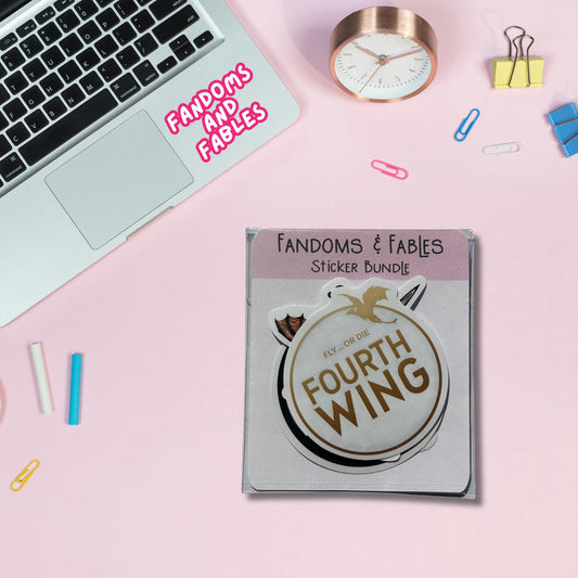 Fourth Wing Inspired Random Sticker Bundle