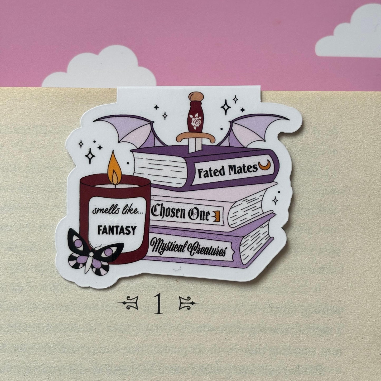 Smells Like Fantasy – Magnetic Bookmark Fated Mates Book Stack