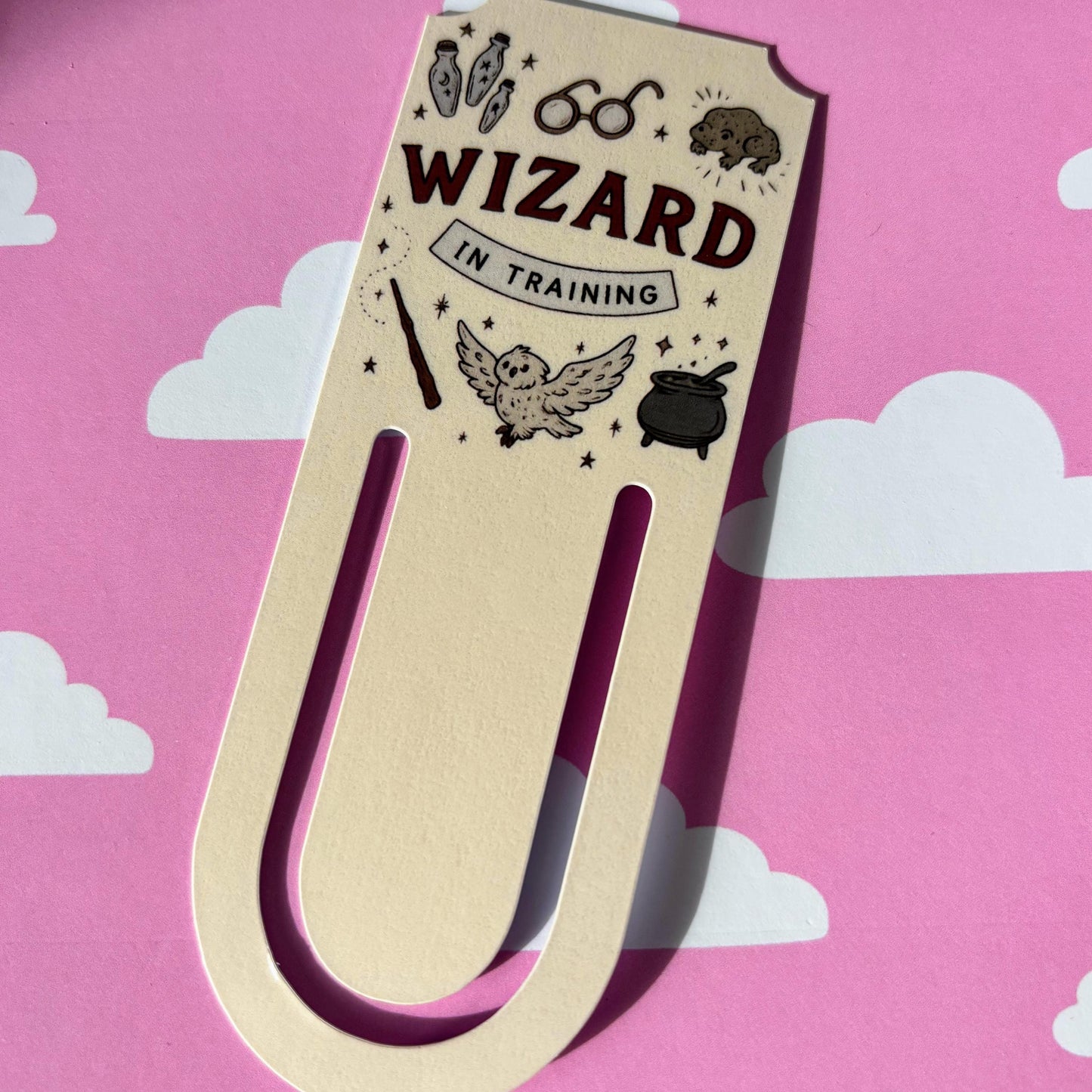 Wizard in Training Bookmark Hufflepuff-Inspired Paperclip