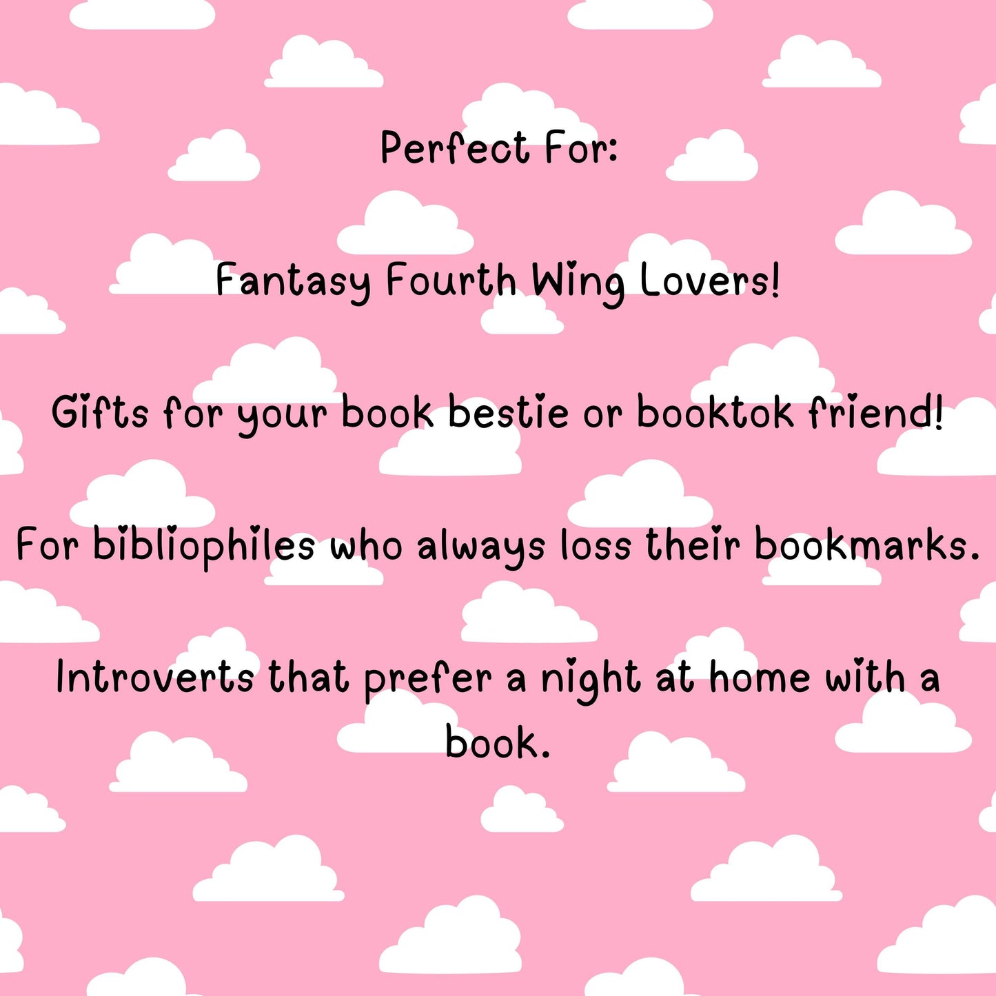 Fourth Wing Inspired Dragon Rider Jumbo Paperclip Bookmark Book Stack Fantasy