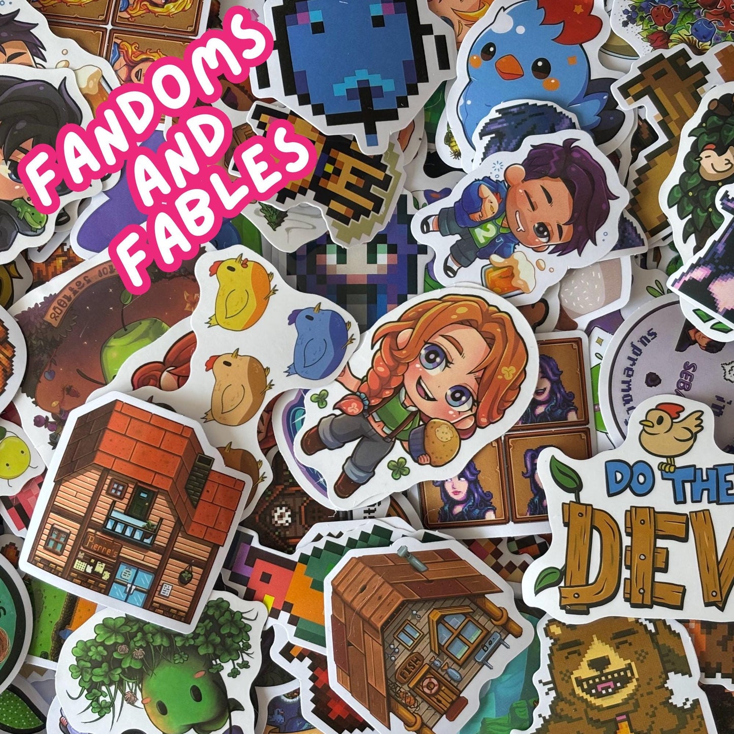 Stardew Valley Random 10 Sticker Bundle