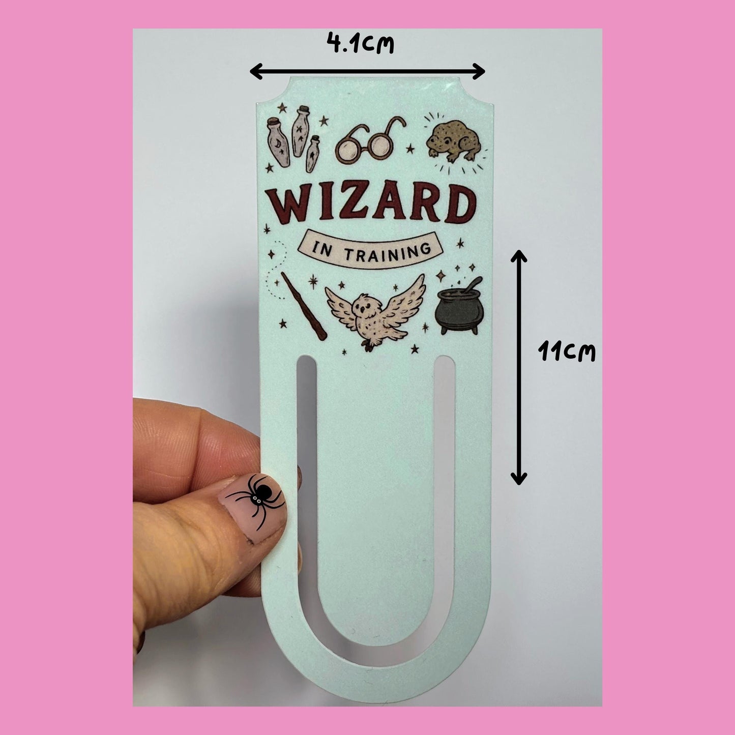 Harry Potter Slytherin Inspired Wizard in Training Paper Clip Bookmark