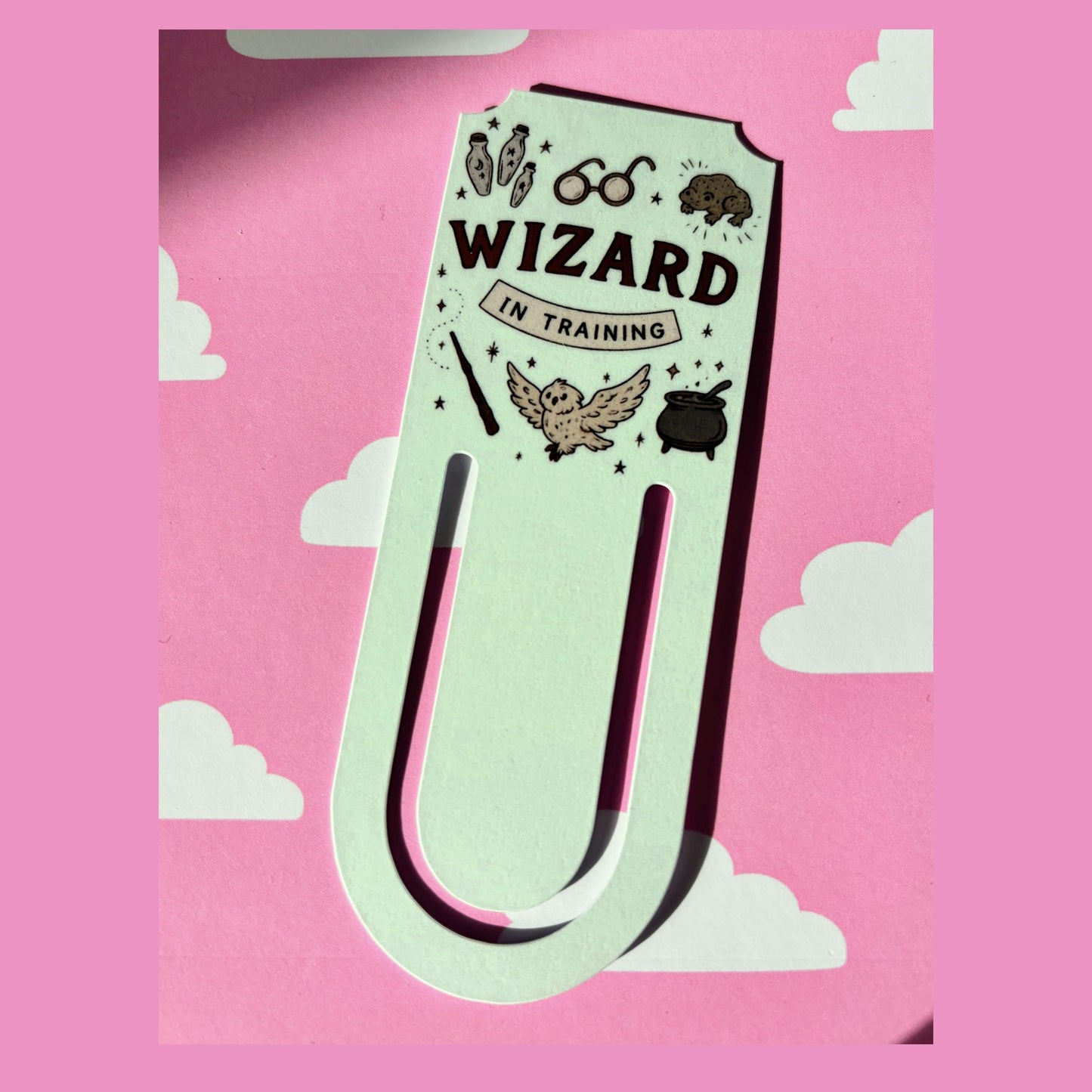 Harry Potter Slytherin Inspired Wizard in Training Paper Clip Bookmark