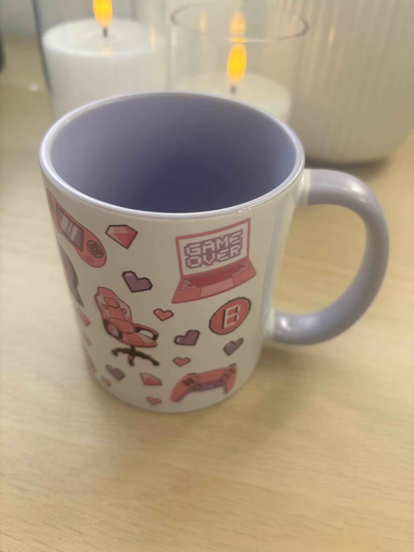 Gamer Girl 10oz Ceramic Mug – Pink Gaming Mug Gift for Gamers