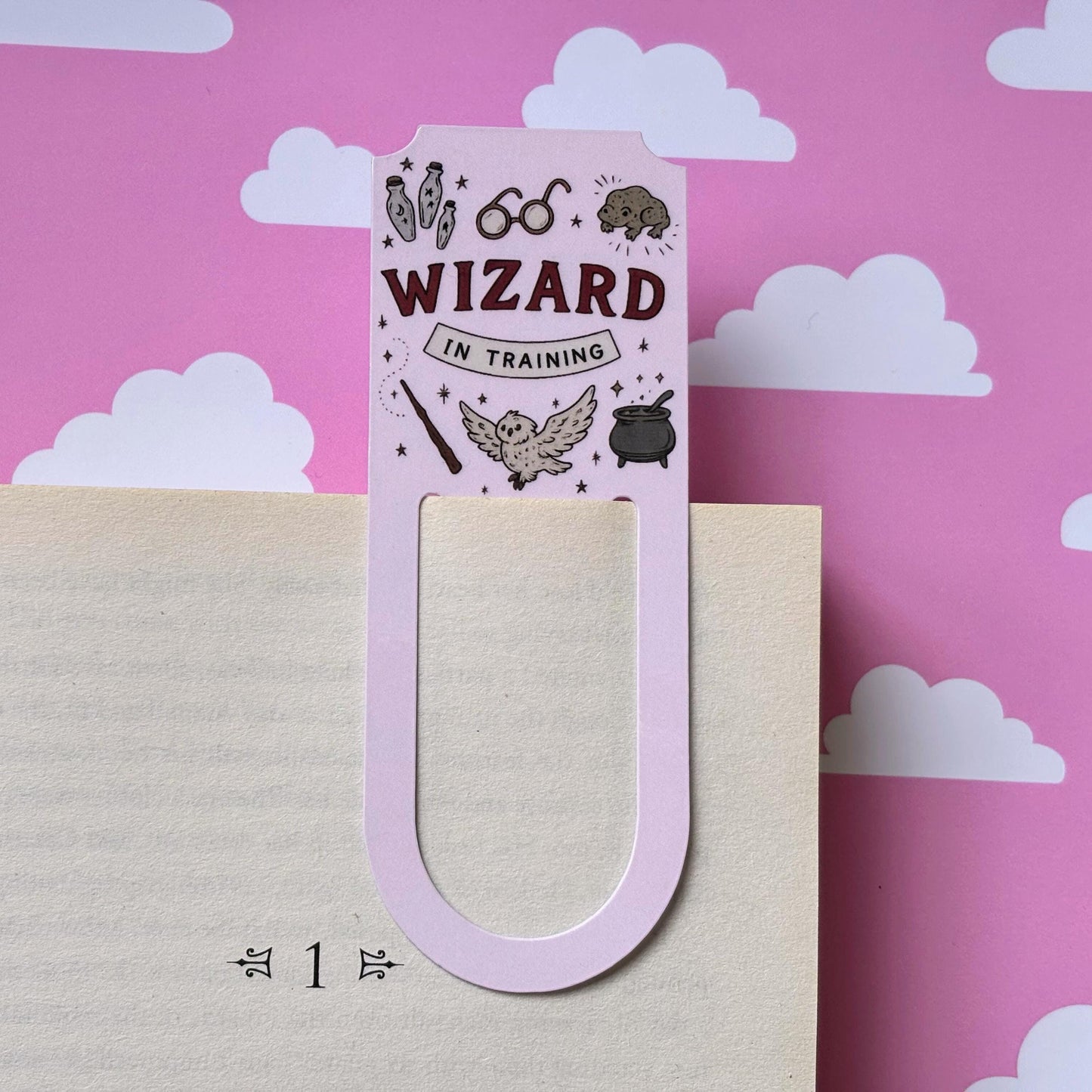 Wizard in Training Bookmark Red House Gryffindor-Inspired Paperclip Bookmark