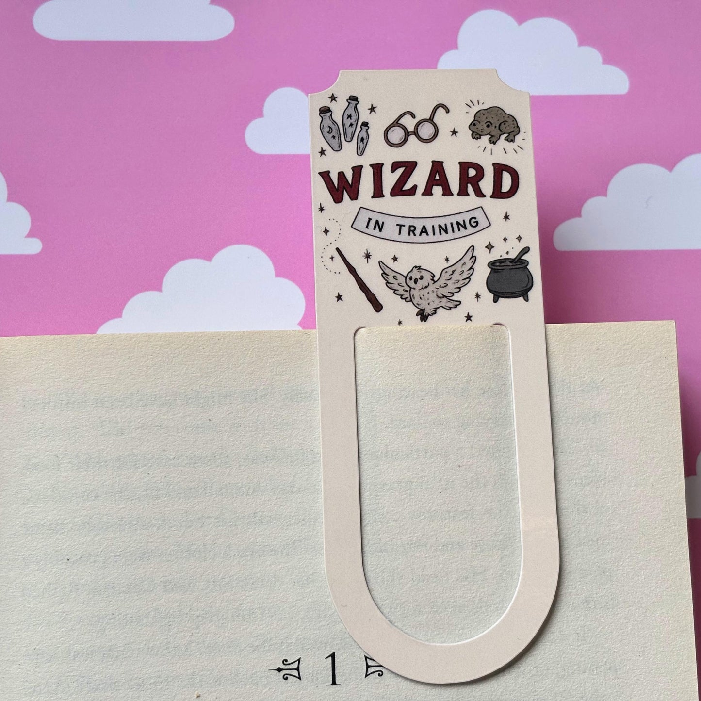 Wizard in Training Bookmark Hufflepuff-Inspired Paperclip