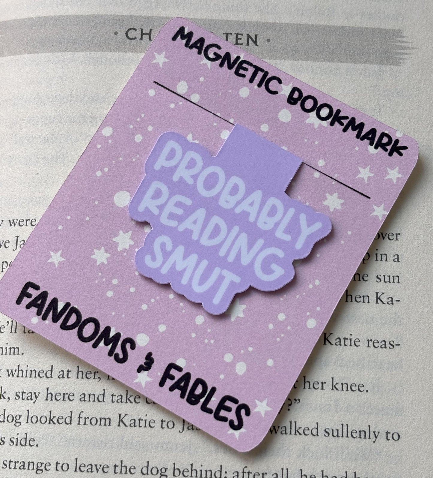 Probably Reading Smut – Funny Magnetic Bookmark