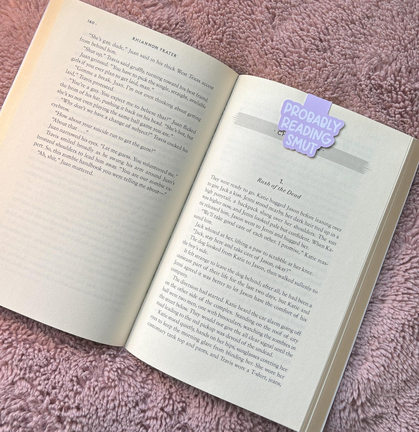 Probably Reading Smut – Funny Magnetic Bookmark