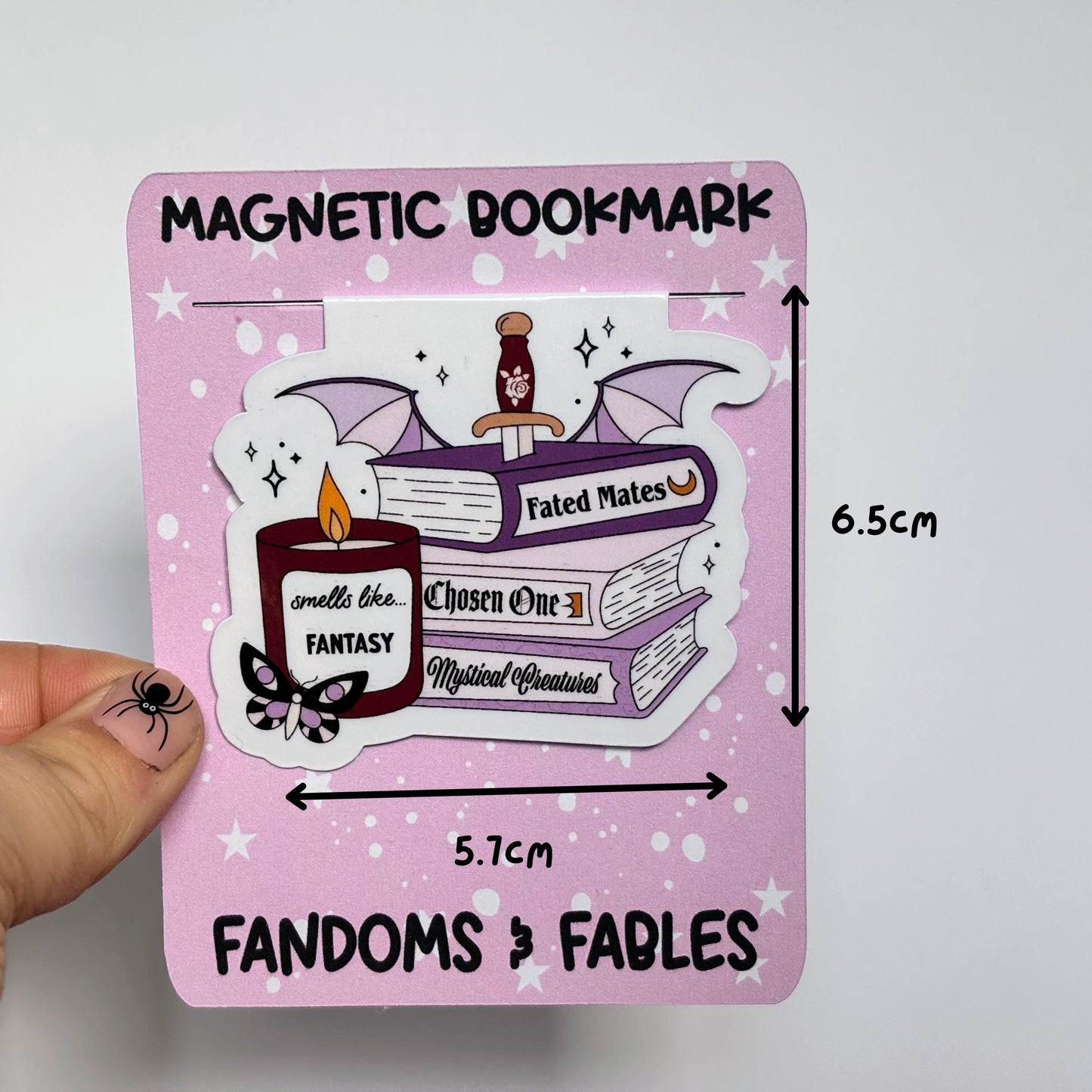 Smells Like Fantasy – Magnetic Bookmark Fated Mates Book Stack