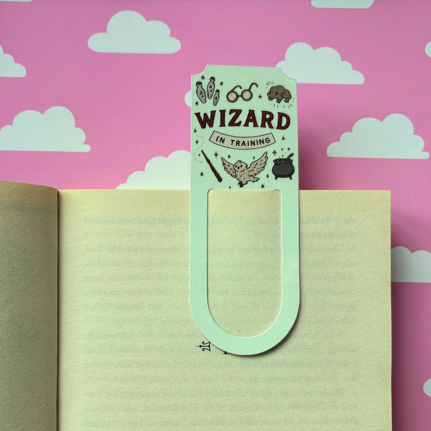 Harry Potter Slytherin Inspired Wizard in Training Paper Clip Bookmark