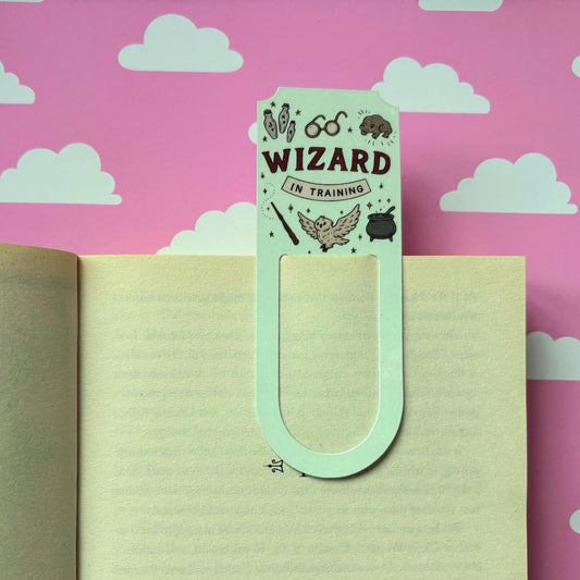 Harry Potter Slytherin Inspired Wizard in Training Paper Clip Bookmark